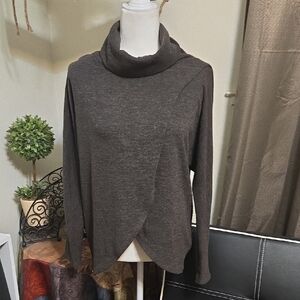 Elegant Olive Women's Cowl Neck Sweater